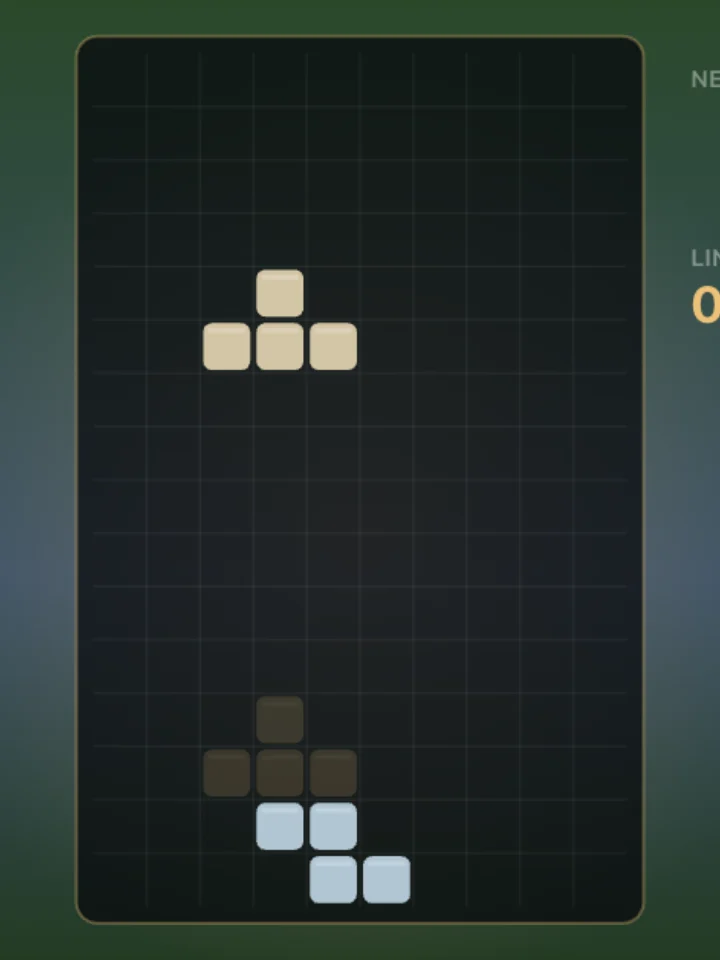 Block Drop — a puzzle game, captured from play