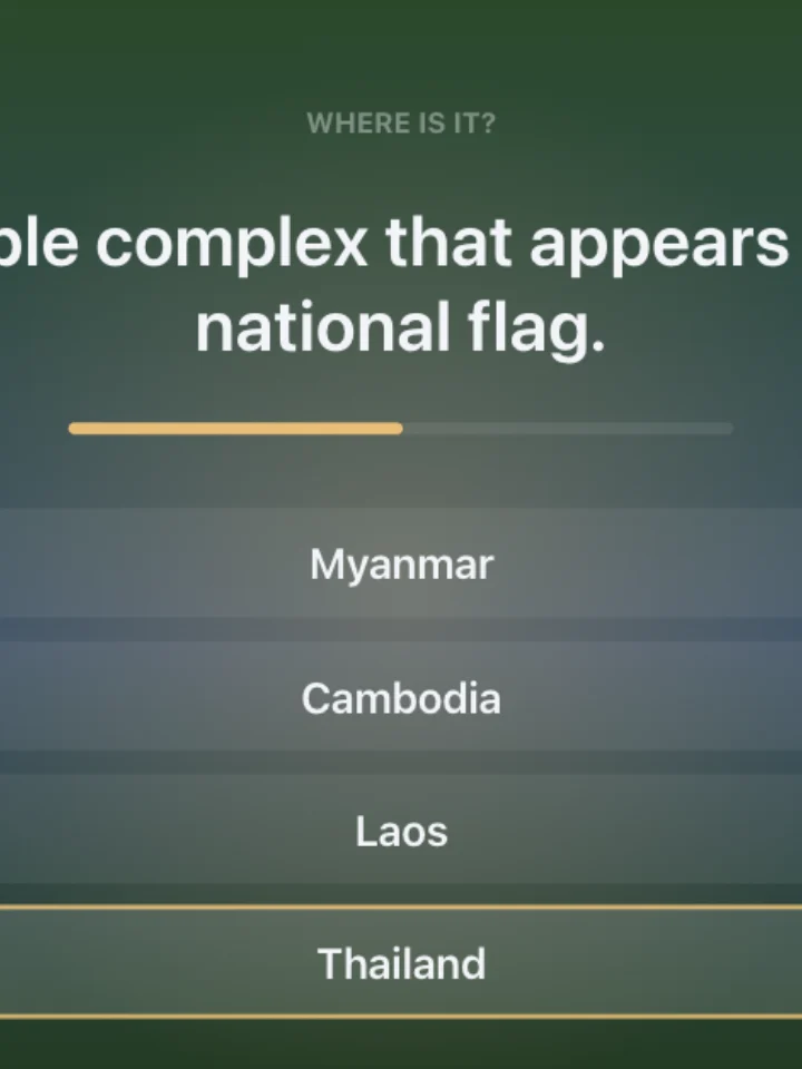 Famous Landmarks — a trivia game, captured from play