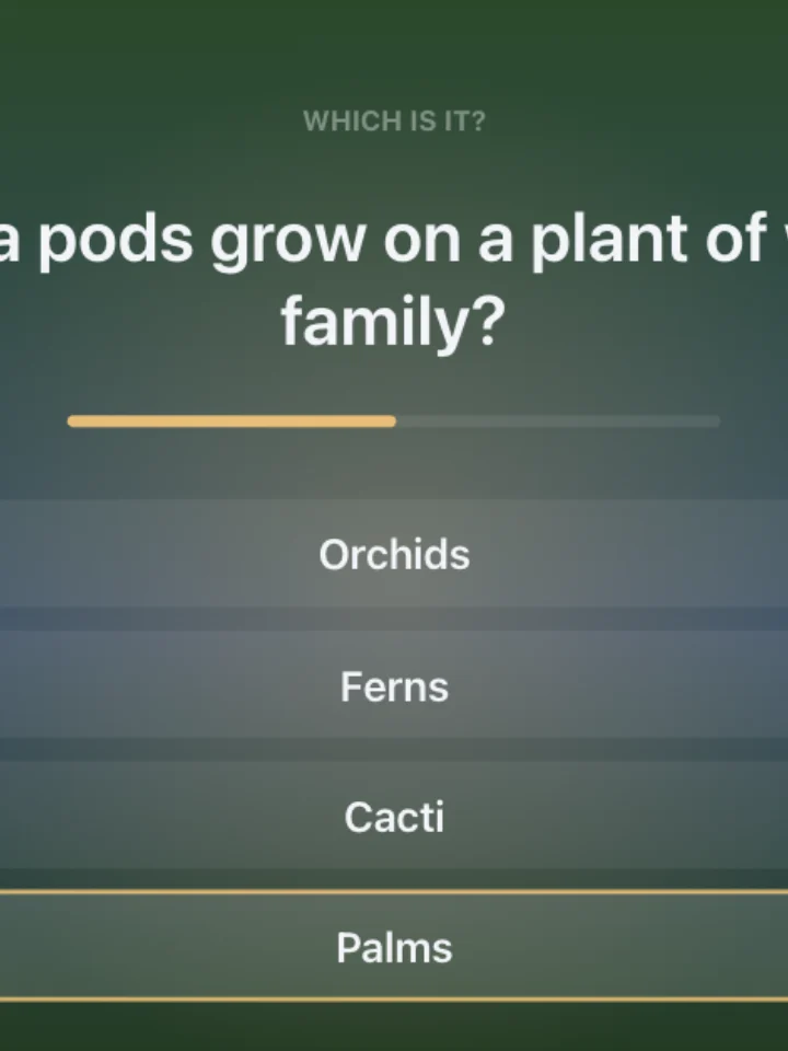 Food Myths — a trivia game, captured from play