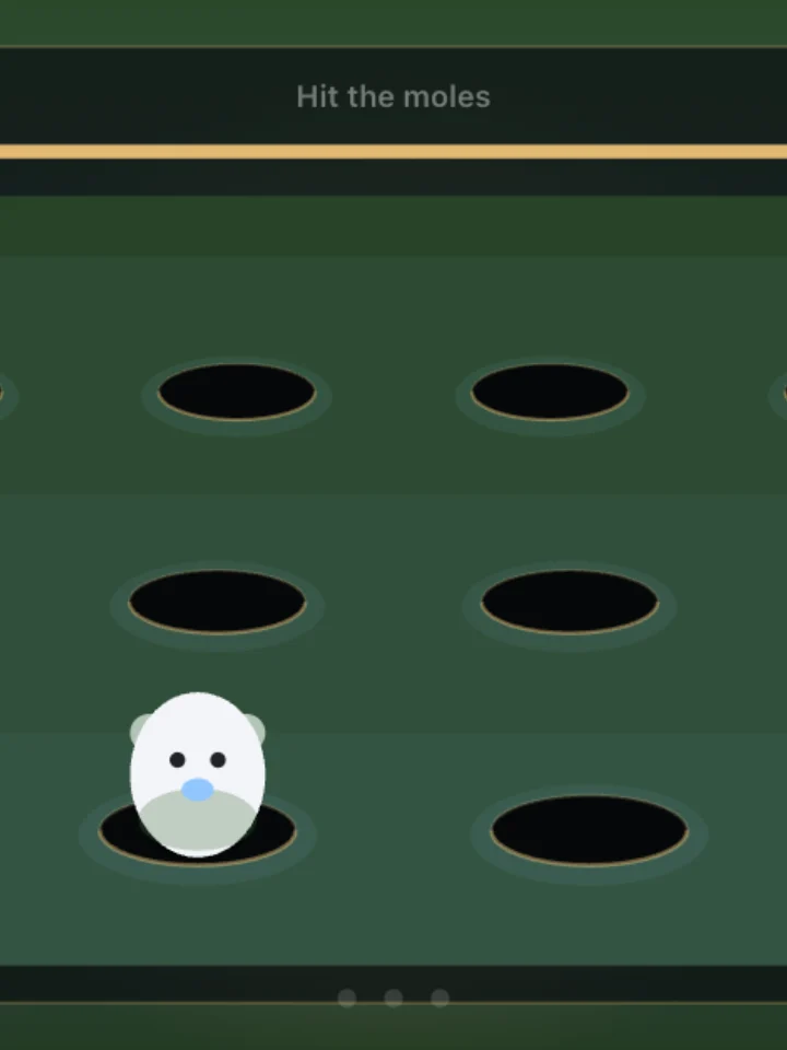 Mole Panic — a arcade game, captured from play