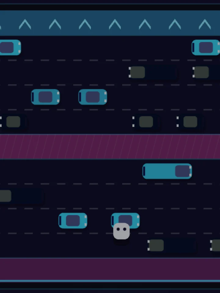 Rush Hour — a arcade game, captured from play