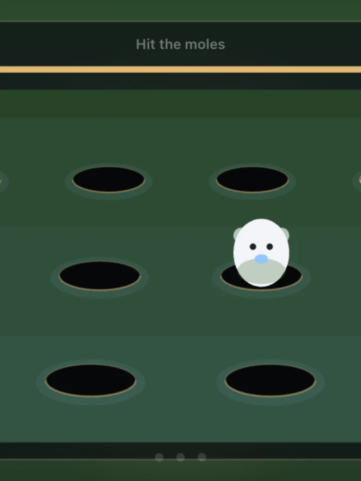 Whack-a-Mole — a arcade game, captured from play